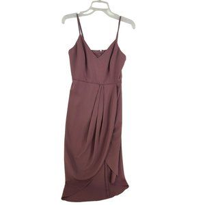 Lulu's Women's Sleeveless Maxi Dress Maroon Size Medium